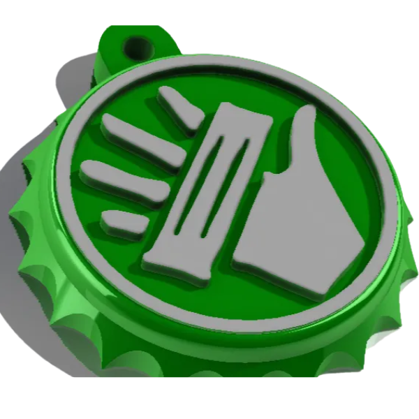 Call of Duty Cap Keychain (PLA)