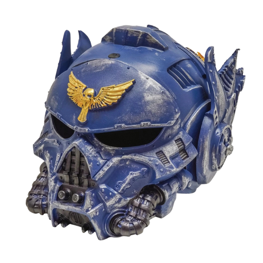 Space Marine Helmet – Warhammer 40K (High-Density Foam)