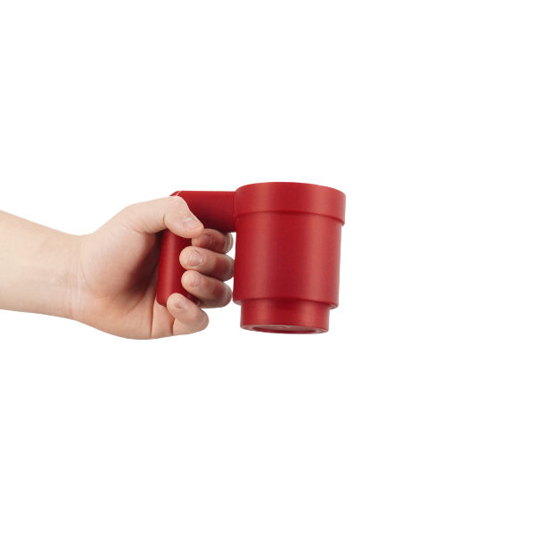 Red Building Block Cup