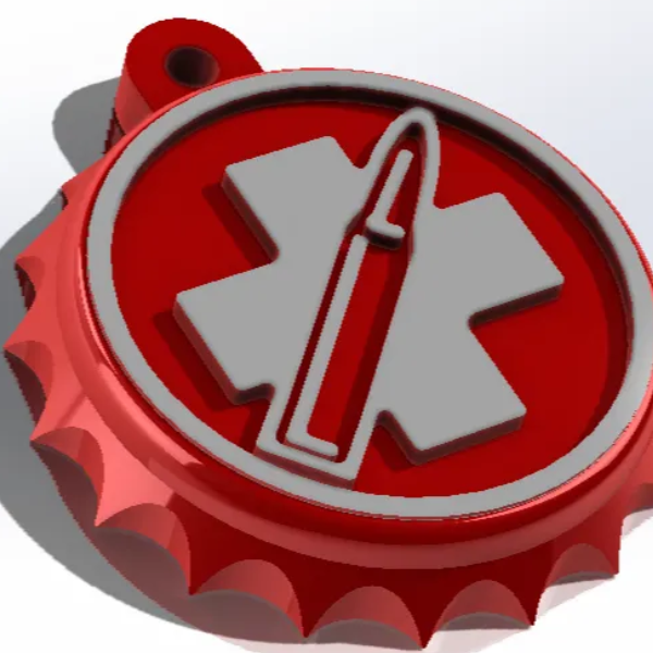 Call of Duty Cap Keychain (PLA)