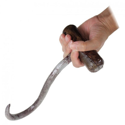 Bloody Meat Hook Replica | LARP Prop (Latex Foam) painted blood detail