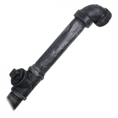 Bloody Lead Pipe Replica | LARP Prop (Latex Foam) rivet and notch detail