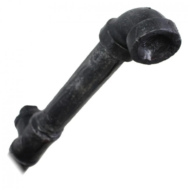 Bloody Lead Pipe Replica | LARP Prop (Latex Foam) full length view