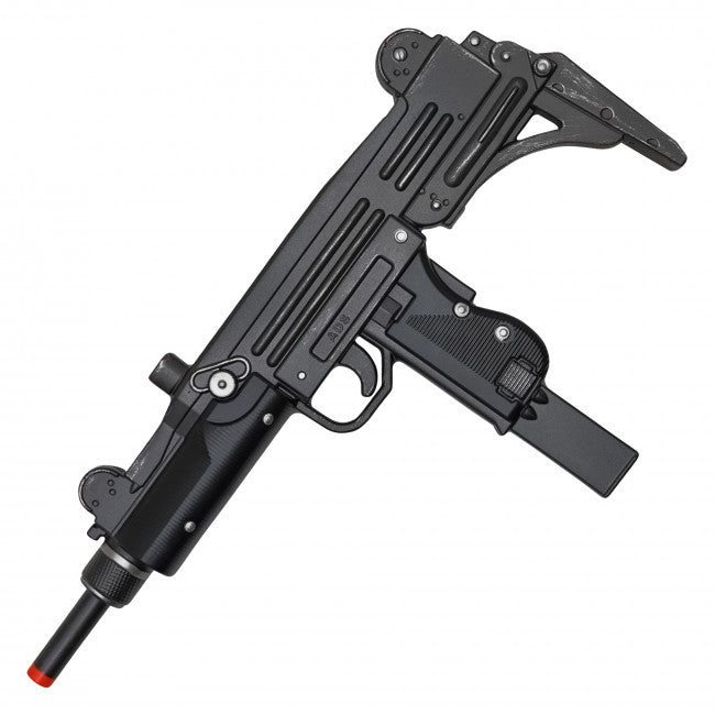 17.5 inch textured black foam submachine gun replica