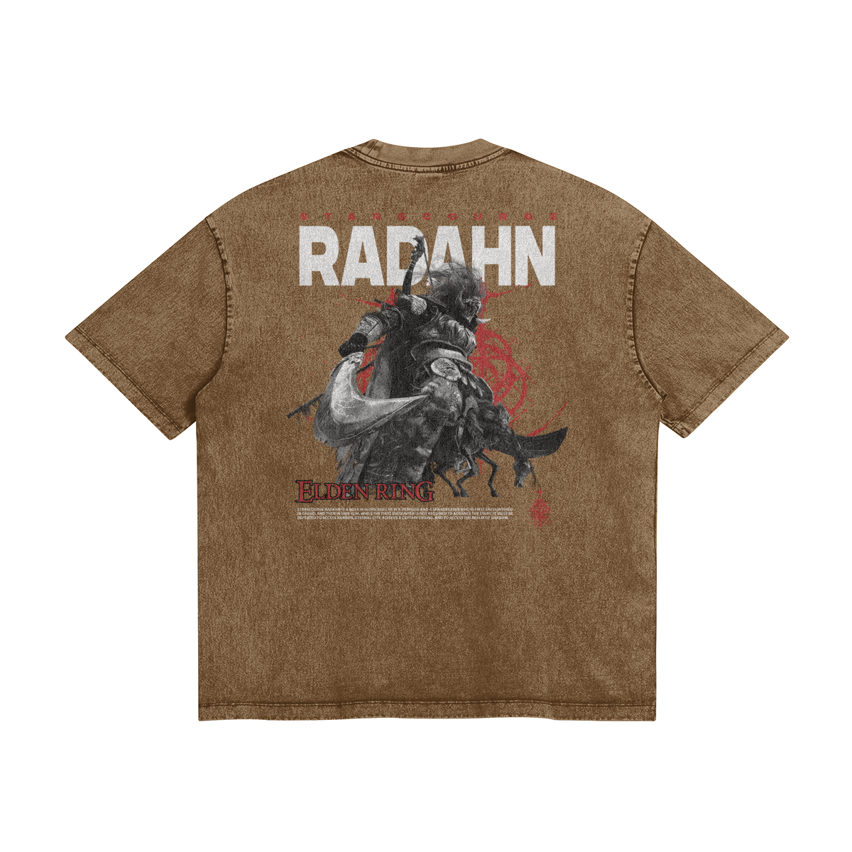 Starscourge Radahn Stone Wash T-Shirt - Elden Ring