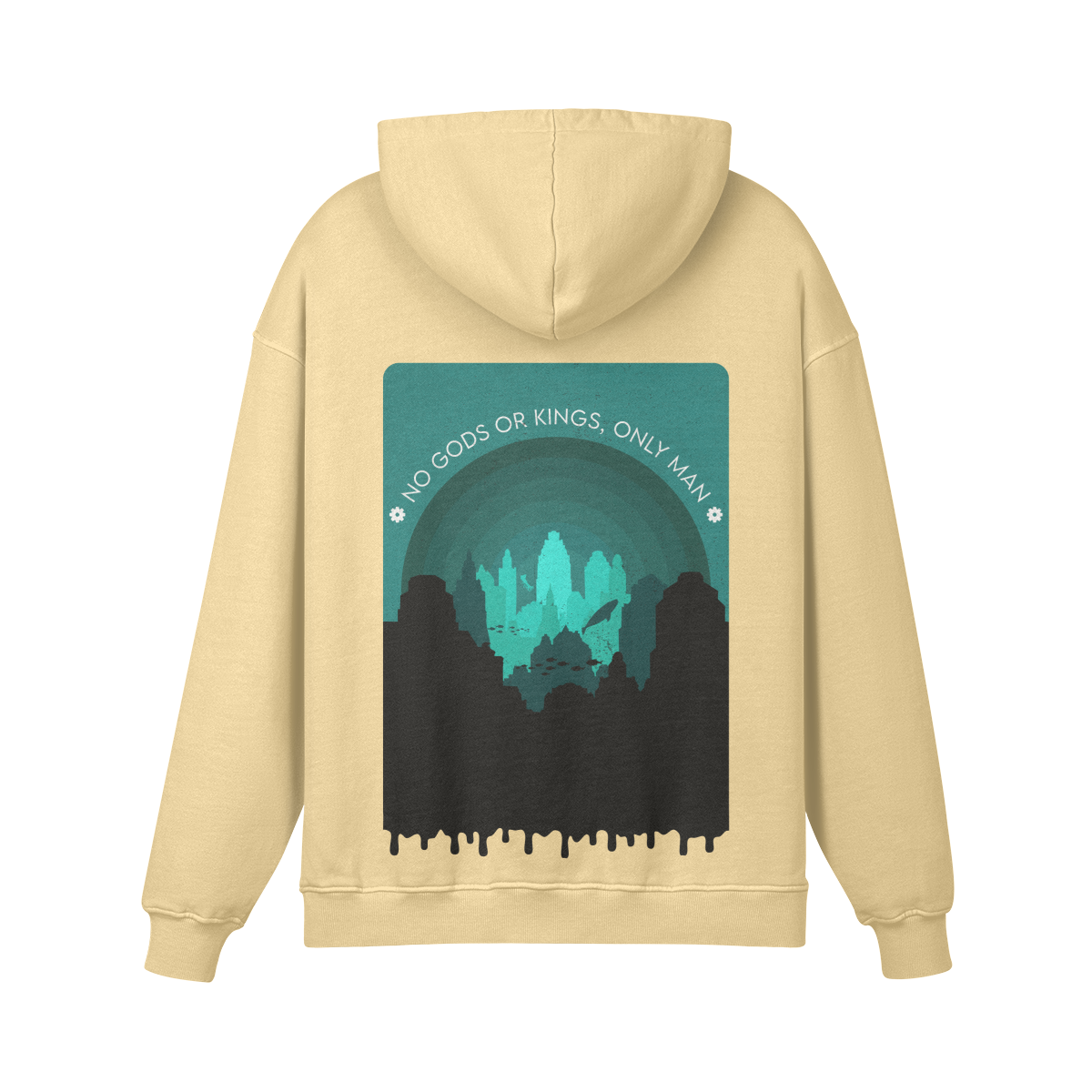 Rapture Underwater City Stone Wash Hoodie - Bioshock