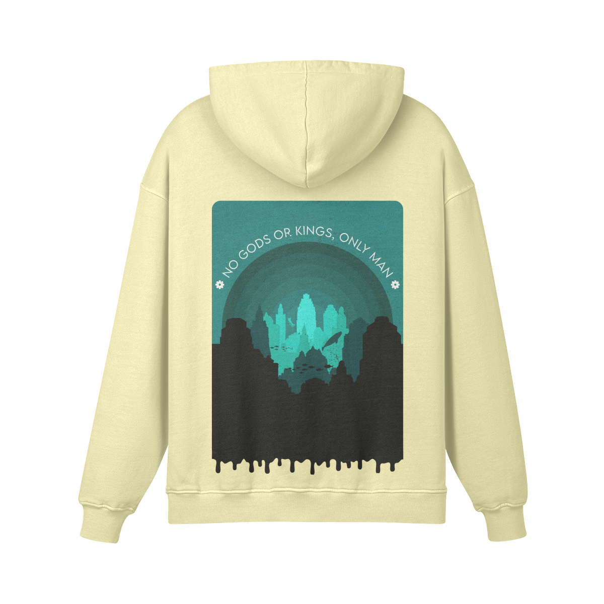 Rapture Underwater City Stone Wash Hoodie - Bioshock