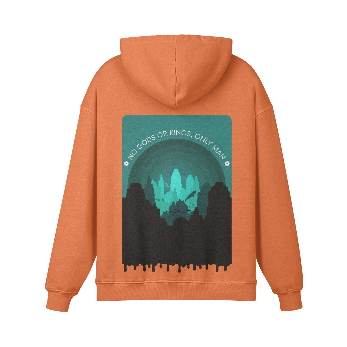 Rapture Underwater City Stone Wash Hoodie - Bioshock