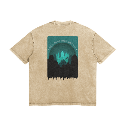 Rapture Underwater City Stone Wash T-shirt - Bioshock