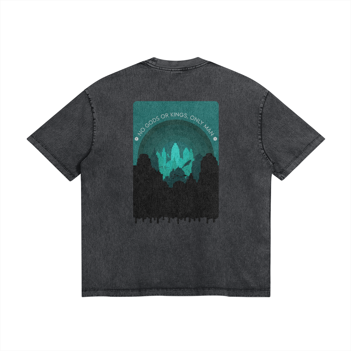 Rapture Underwater City Stone Wash T-shirt - Bioshock