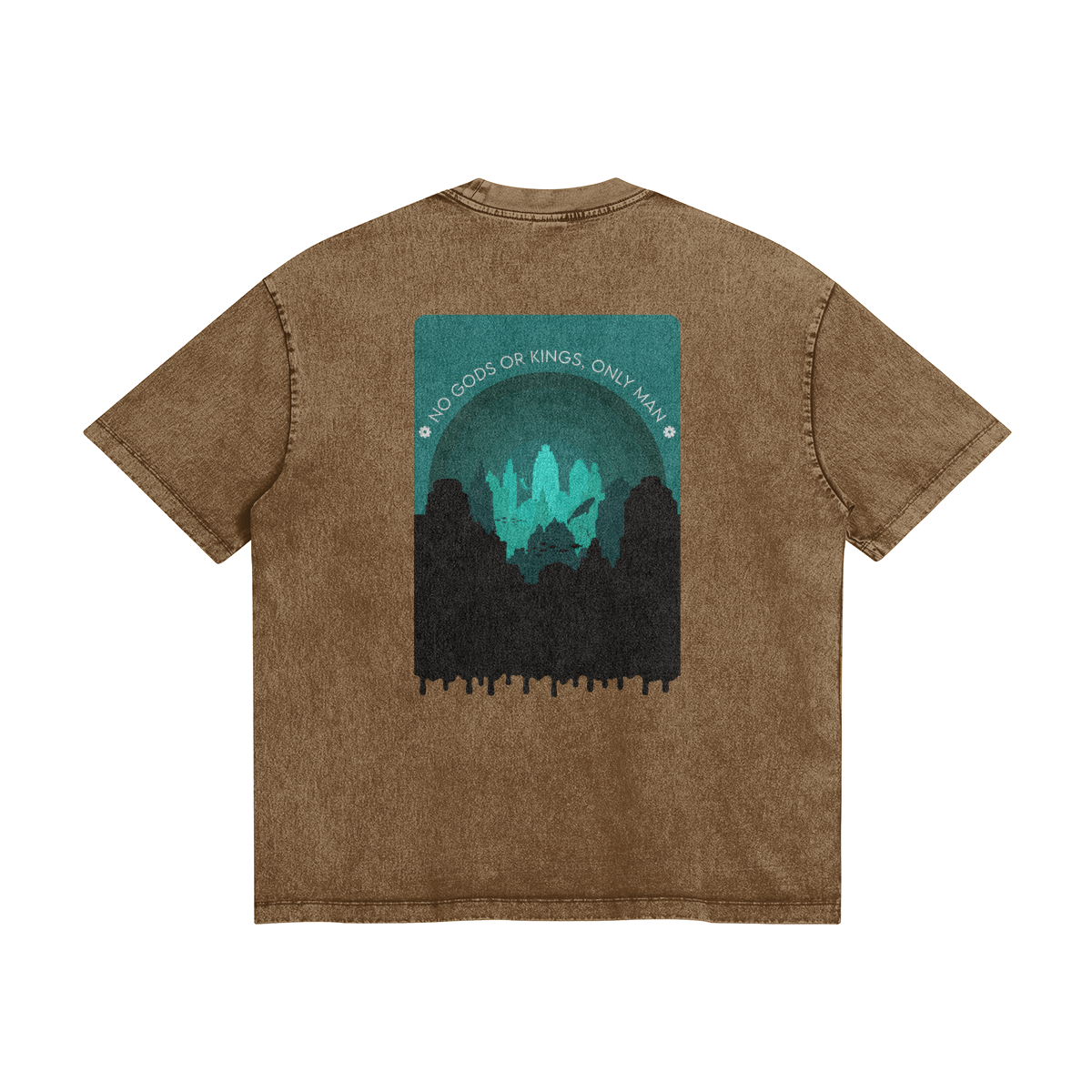 Rapture Underwater City Stone Wash T-shirt - Bioshock