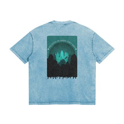 Rapture Underwater City Stone Wash T-shirt - Bioshock