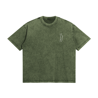 Green Genichiro Stonewash T-shirt 