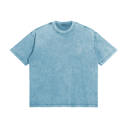 Blue Genichiro Stonewash T-shirt 