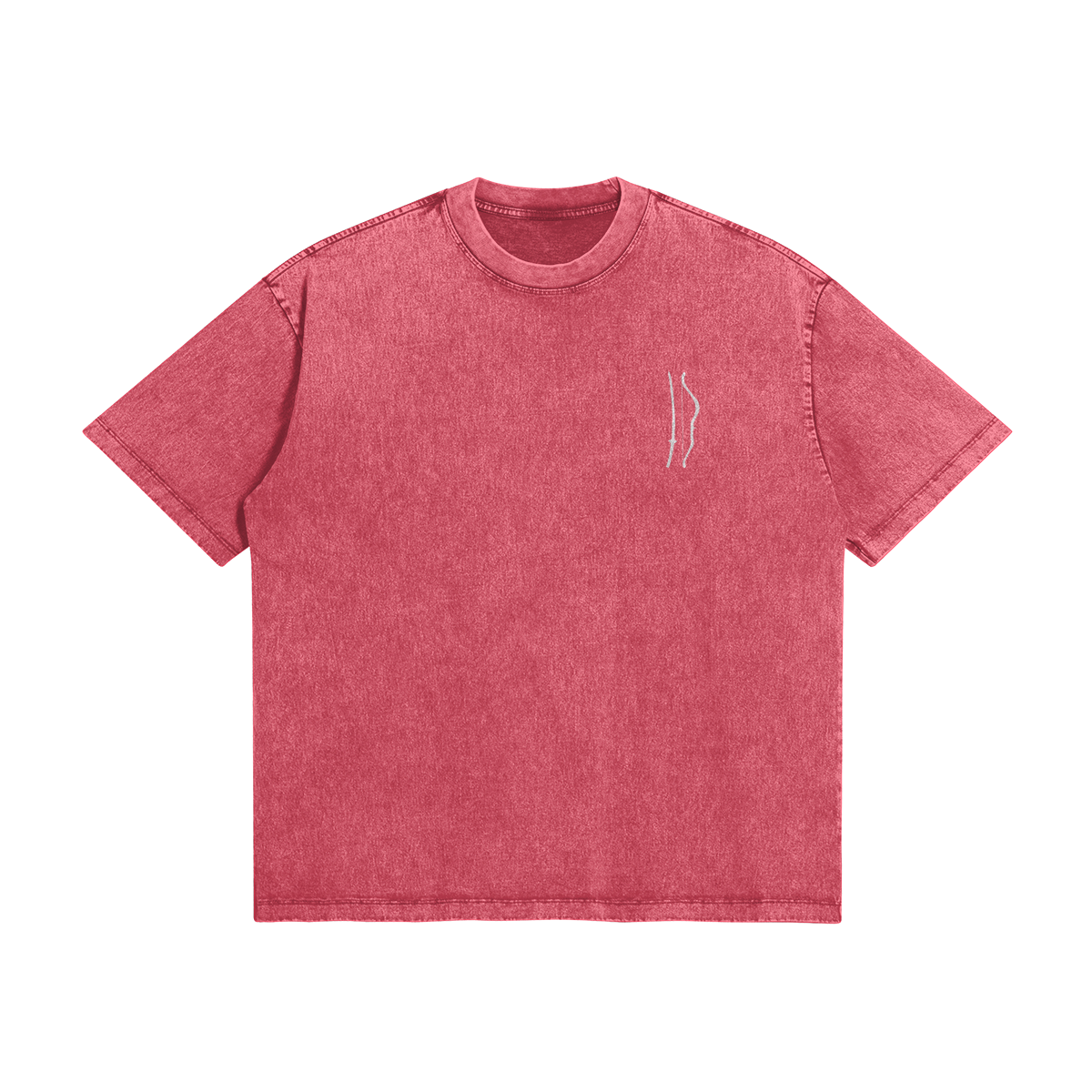 Red Genichiro Stonewash T-shirt 