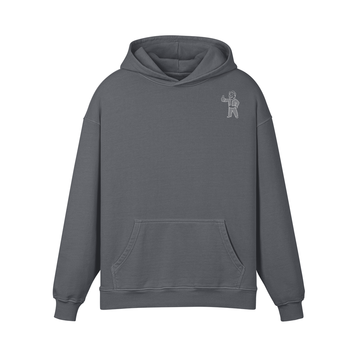 Grey Fallout Sweatshirt with Character on it 