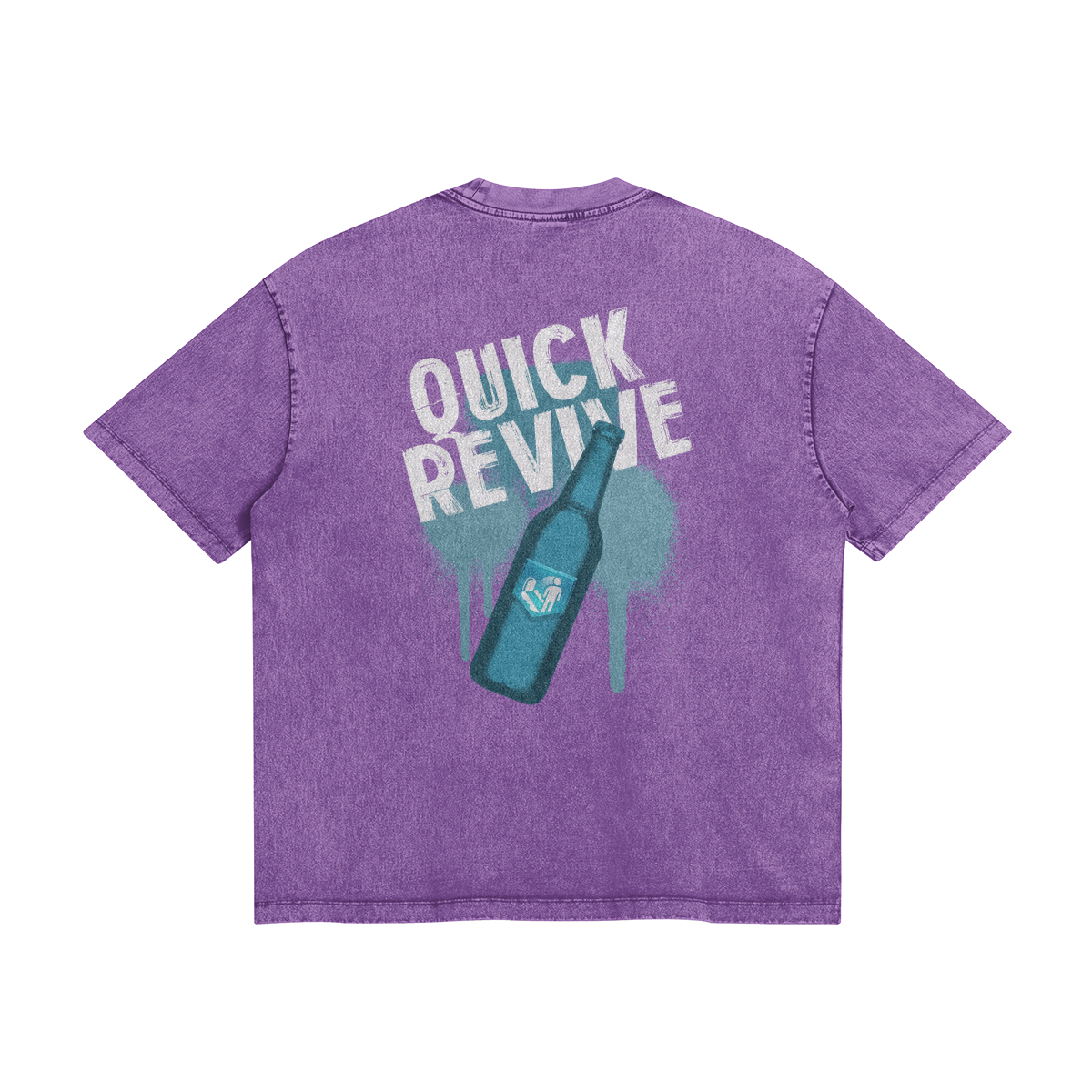 Quick Revive Perk Stone Wash T-Shirt - Call of Duty