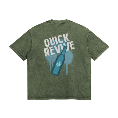 Quick Revive Perk Stone Wash T-Shirt - Call of Duty