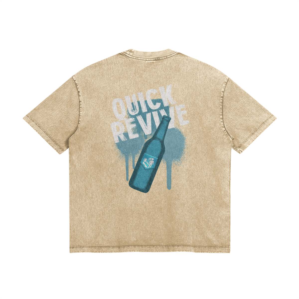 Quick Revive Perk Stone Wash T-Shirt - Call of Duty